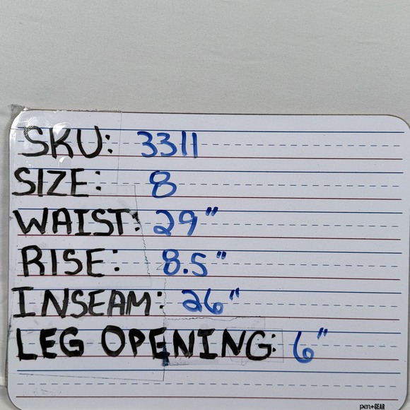 Adrienne Vittadini Pants 8 Geometric Stretch Slim Straight Dressy Career Office - Picture 13 of 14